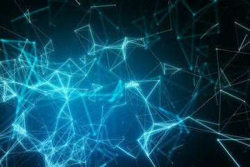 Abstract polygonal background