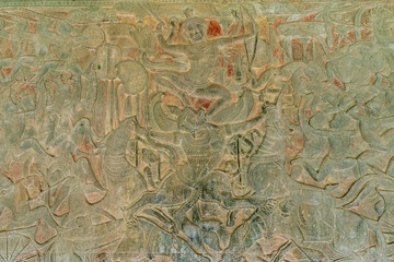 アンコールワットの壁画