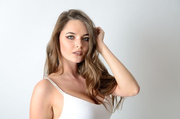 Girl with charming eyes