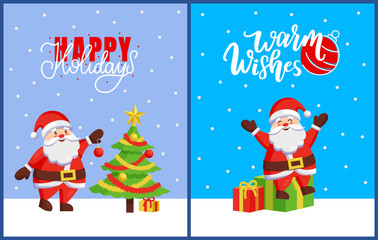 Happy Holidays and Merry Christmas 2019 posters