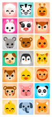 Obraz premium Animals - Vector Pack Flat