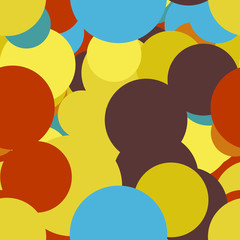 Seamless vector EPS 10. Abstract geometric pattern. Multicolor Figures. Texture for print and Banner. Flat style