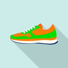 Clean sneakers icon. Flat illustration of clean sneakers vector icon for web design