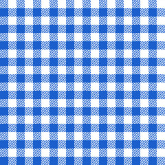 Blue tablecloth diagonal lines pattern