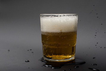 refreshing glass of beer ready to take