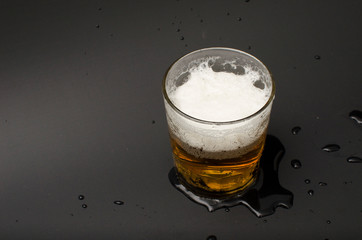 refreshing glass of beer ready to take