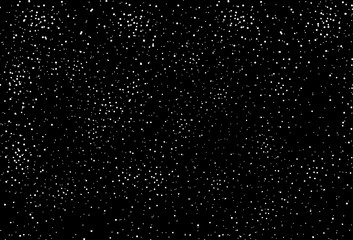 Stars dot and spots galaxy space black and white distress seamless pattern abstract background vector illustration