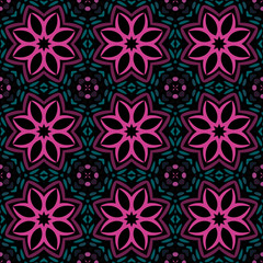 Seamless background pattern with a variety of multicolored lines.