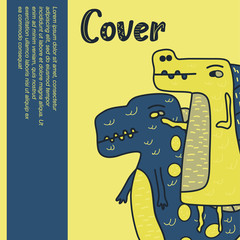 Dinosaur baby girl cute print. Cool brachiosaurus illustration for nursery t-shirt, kids apparel, invitation, simple scandinavian child design. Text slogan. - Vector