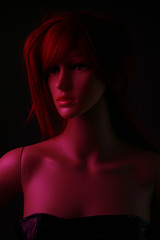 Fototapeta premium mannequin red