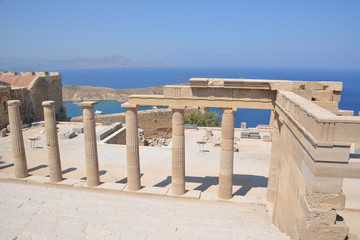 Fototapeta premium Lindos, the Island of Rhodes, Greece