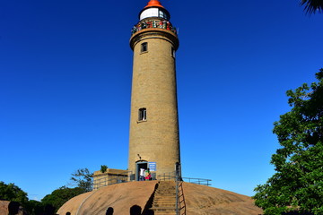 Chennai, Tamilnadu - India - September 09, 2018: Lighthouse in Mahabalipuram