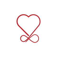 Heart colored icon on white background. Can be used for web, logo, mobile app, UI, UX