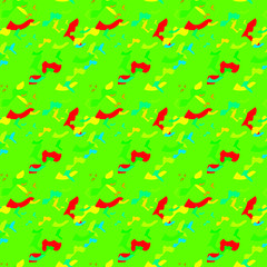 Fototapeta na wymiar Seamless background pattern with various colored spots.