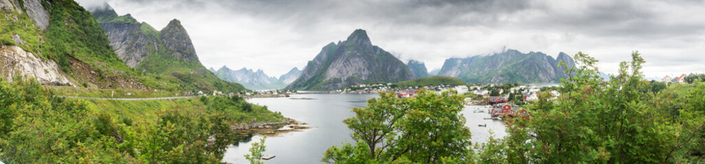 Fototapeta premium View of the Reine, fishing village, Lofoten, Norway