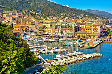 Bastia harbor Corsica