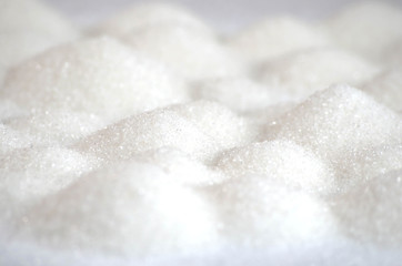 Sugar sand in large quantities. Abundance and scarcity.