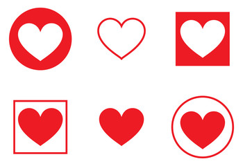Heart Shape Icons