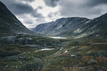 Fototapeta na wymiar Norwegian lakes