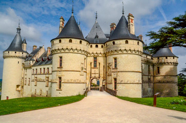 Fototapeta na wymiar Loire valley chateaux