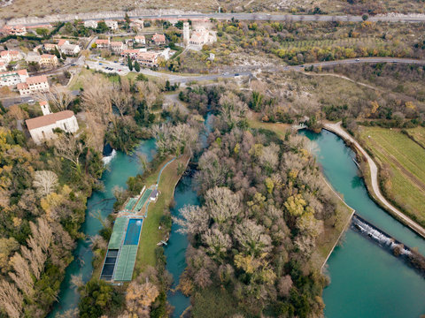 The Timavo River (Il fiume Timavo, Timava, Timav) is a two-kilometre stream in the Province of Trieste. It has four sources near San Giovanni (&Scaron;tivan) near Duino (Devin)