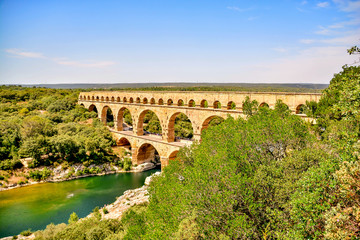 Fototapeta premium Pont du Gard in France