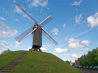Belgien - Brügge - Windmühle