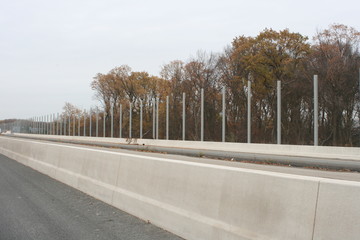 Baustelle Lärmschutzwand