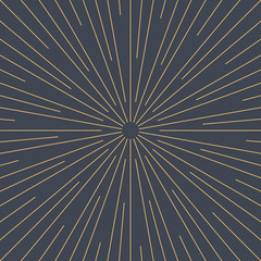 Obraz premium Abstract sunburst or sunbeams blank background. Empty retro vintage backdrop in square format. Design graphic element is saved as a vector illustration