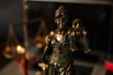 Obraz premium justice statuejustice