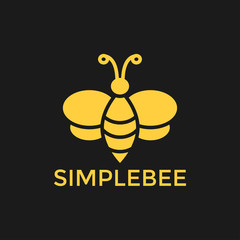 Bee graphic design template