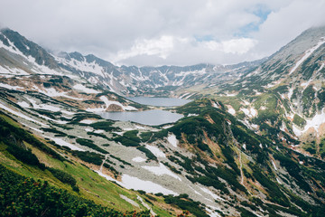 The fog over the mountain Valley of Five Lakes Tatra National Park, Poland Dolina Pieciu Stawow Polskich © v_supertramp