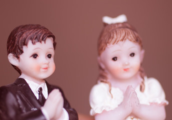 Cake topper Catholic communion