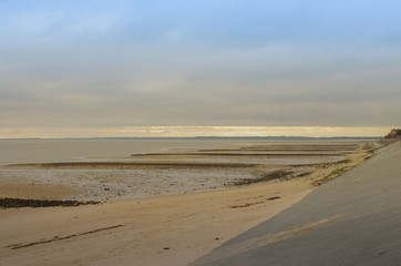 Fototapeta na wymiar Ebbe am Strand