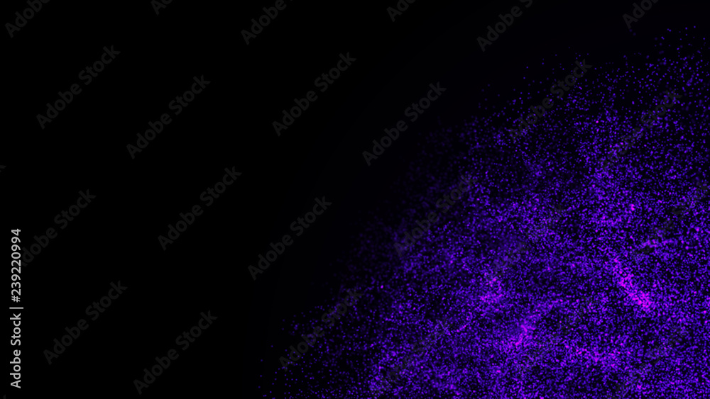 Poster abstract background of data flow. dust particles.futuristic technology element. 3d rendering.