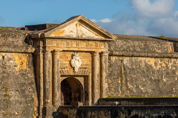 Fort San Felipe Del Morro in San Juan, Puerto Rico at sunrise