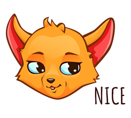 Cartoon fox - nice