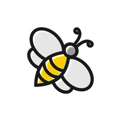 Bee graphic design template