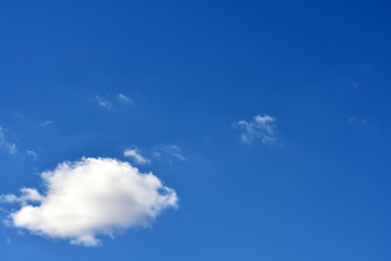 Photo of the sky with a cloud.