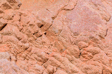Fototapeta premium texture of the natural stone background outdoors, pattern