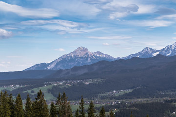 Obraz premium Havran - mountain of the Belian Tatras