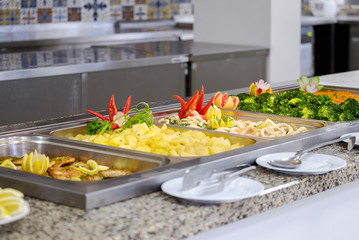 Buffet with main dishes 9