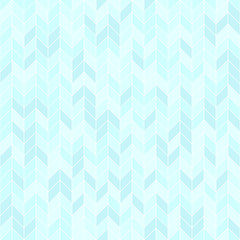 Cyan herringbone pattern. Seamless vector
