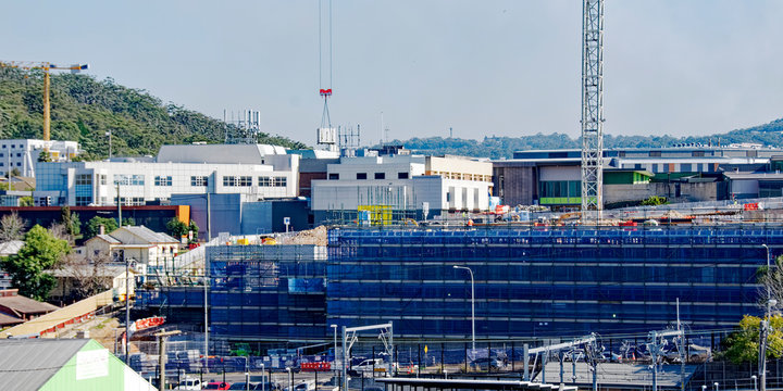 Gosford Hospital building progress update H21ne. AUGUST 2018.