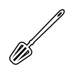 shovel icon. Element of kitchen tools for mobile concept and web apps icon. Thin line icon for website design and development, app development