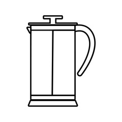 kettle icon. Element of kitchen tools for mobile concept and web apps icon. Thin line icon for website design and development, app development