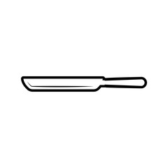 frying pan icon. Element of kitchen tools for mobile concept and web apps icon. Thin line icon for website design and development, app development