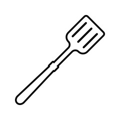 shovel icon. Element of kitchen tools for mobile concept and web apps icon. Thin line icon for website design and development, app development
