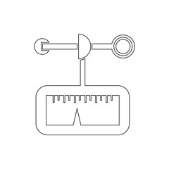 Anemometer icon. Element of measuring elements for mobile concept and web apps icon. Thin line icon for website design and development, app development