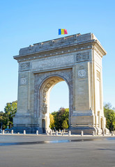 Fototapeta na wymiar Triumphal Arch in Bucharest 1